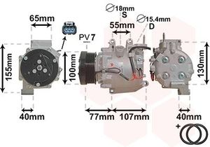 COMPRESSOR CR-V 20i 06- 2500K232