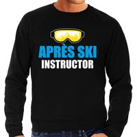 Apres ski trui Apres ski instructor zwart heren - Wintersport sweater - Foute apres ski outfit