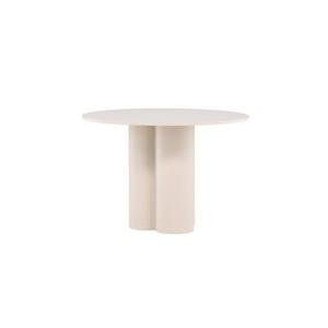 Fjôrd - Eettafel MDF Beige Rond - Ø110x76cm - Olivia