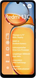 Xiaomi Redmi 13C 17,1 cm (6.74") Dual SIM Android 13 4G USB Type-C 8 GB 256 GB 5000 mAh Zwart