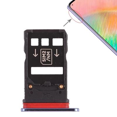 2 x SIM kaarthouder voor Huawei Mate 20 X (blauw)