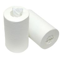 Mini poetspapier kokerloos 1-laags wit br 20cm (120mtr) Mini poetspapier kokerloos 1-laags wit br 20cm (120mtr)
