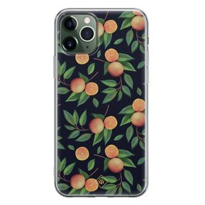 iPhone 11 Pro Max siliconen hoesje - Orange lemonade