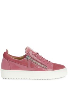 Giuseppe Zanotti baskets Gail en velours - Rose