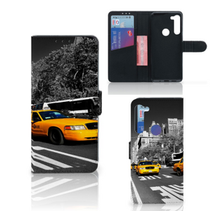 Motorola G8 Power Flip Cover New York Taxi