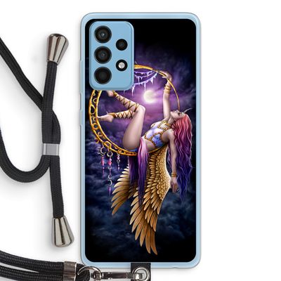 Aerial Angel: Samsung Galaxy A52 Transparant Hoesje met koord
