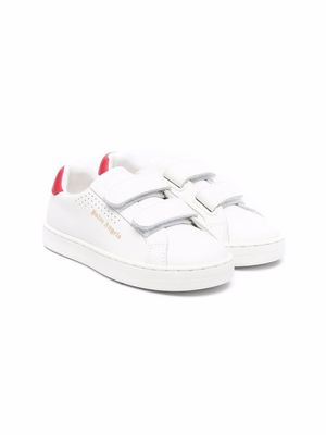 Palm Angels Kids baskets à logo imprimé - Blanc