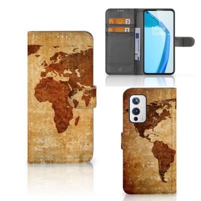 OnePlus 9 | Flip Cover | Wereldkaart
