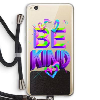 Be Kind: Huawei Ascend P8 Lite (2017) Transparant Hoesje met koord