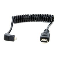 Atomos Micro HDMI - Full HDMI 30cm Coiled Right Angle