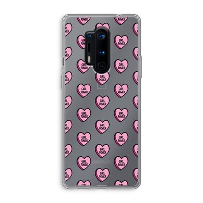 GIRL POWER: OnePlus 8 Pro Transparant Hoesje