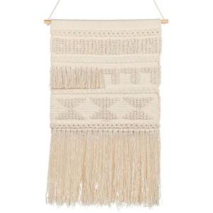 Beliani - KAMOKE - Wanddecoratie - Beige - Katoen