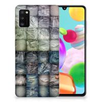 Silicone Back Cover Samsung Galaxy A41 Spijkerbroeken