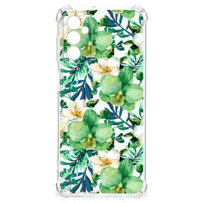 Samsung Galaxy M13 4G | M23 Case Orchidee Groen Samsung Galaxy M13 4G | M23 Case Orchidee Groen