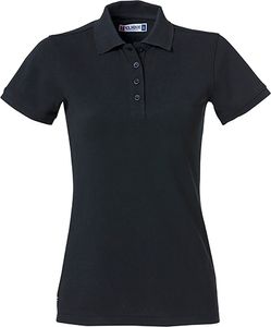 Clique 028261 Heavy Premium Polo Ladies - Zwart - XL