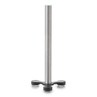 Excellent Houseware Keukenrolhouder - met zuignappen - rvs - H31 cm