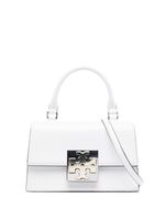 Tory Burch mini sac cabas Bon Bon Spazzolato - Blanc - thumbnail