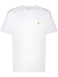 Carhartt WIP t-shirt Chase à logo brodé - Blanc