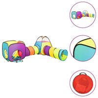 vidaXL Kinderspeeltent met 250 ballen 190x264x90 cm meerkleurig - thumbnail