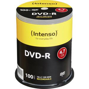 Intenso 4101156 DVD-R disc 4.7 GB 100 stuk(s) Spindel