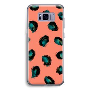 Pink Cheetah: Samsung Galaxy S8 Transparant Hoesje