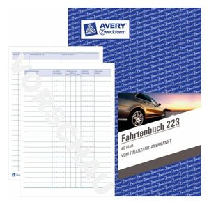 Zweckform ritregistratie/223 DIN A5 staand wit 40 vel (Duitstalig)