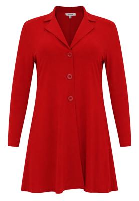 Yoek Blazer A-lijn | Rood | Maat 46/48