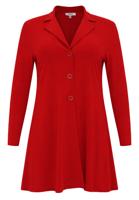 Yoek Blazer A-lijn | Rood | Maat 46/48