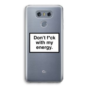 My energy: LG G6 Transparant Hoesje