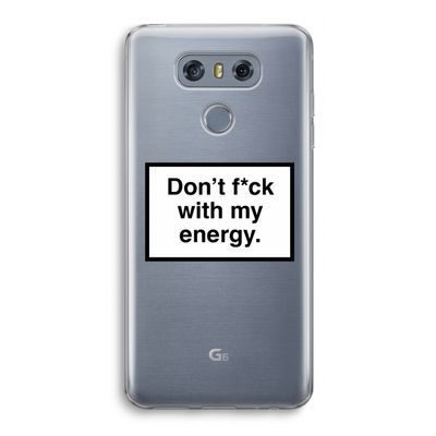 My energy: LG G6 Transparant Hoesje