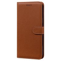 Xiaomi Redmi Note 11 hoesje - Bookcase - Koord - Pasjeshouder - Portemonnee - Camerabescherming - Kunstleer - Bruin