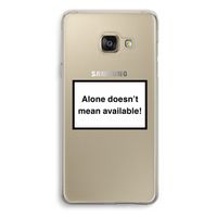 Alone: Samsung Galaxy A3 (2016) Transparant Hoesje