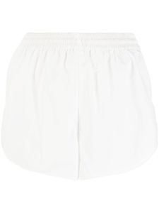 Alexander Wang short de sport à logo appliqué - Blanc