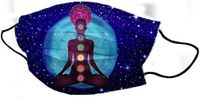 Mondkapje/Yogi Masker Chakra Meditation