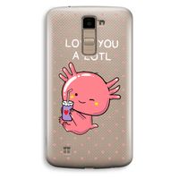 Love You A Lotl: LG K10 (2016) Transparant Hoesje