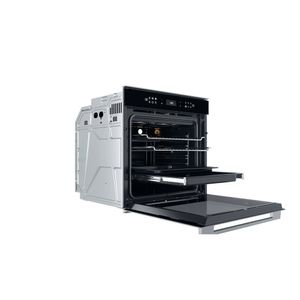 Whirlpool W7 OM4 4S1 P BL Inbouw oven Zwart