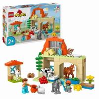 LEGO 10416 DUPLO Mijn stad zorgt voor boerderijdieren, educatief speelgoed voor baby's, huis, paardenminifiguren LEGO 10416 DUPLO Mijn stad zorgt voor boerderijdieren, educatief speelgoed voor baby's, huis, paardenminifiguren