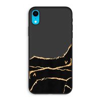 Gouden marmer: iPhone XR Biologisch afbreekbaar hoesje