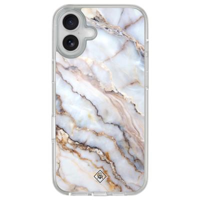 iPhone 16 hybride hoesje - Marble dream