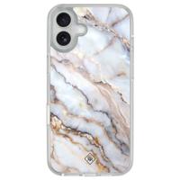 iPhone 16 hybride hoesje - Marble dream