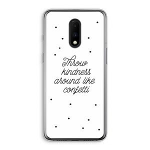 Confetti: OnePlus 7 Transparant Hoesje