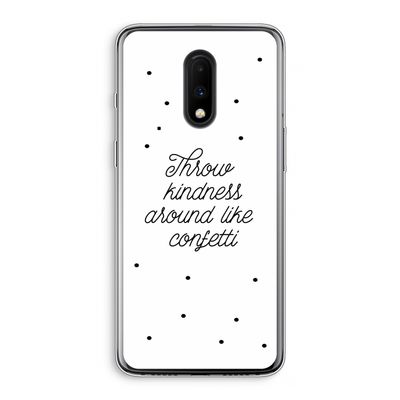 Confetti: OnePlus 7 Transparant Hoesje