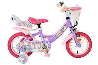 Volare unicorn kinderfiets - meisjes - 12 inch - paars