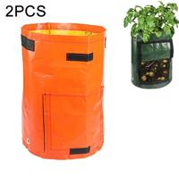 2 stuks 7 gallons aardappel planten PE zakken geweven stof zakken teelt tuin potten groente planten zakken groeien zakken boerderij tuin benodigdheden
