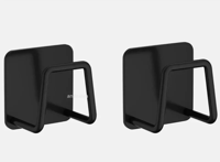 StickDry RVS Sponshouder - Zelfklevende Organizer voor Goothoek & Keukenaccessoires