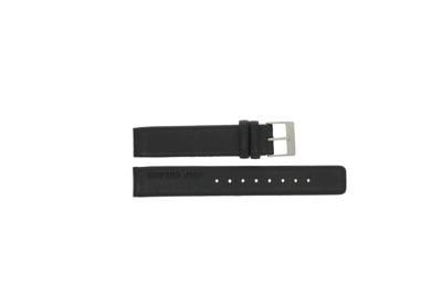 Horlogeband Rolf Cremer LB098.01 / Spirale II Leder Zwart 16mm