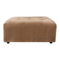 HKliving Vint Bank Element - Hocker - Corduroy Rib - Bruin HKliving Vint Bank Element - Hocker - Corduroy Rib - Bruin