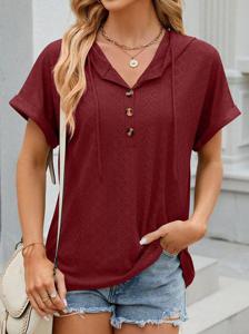 Casual Loose Buckle Shirt