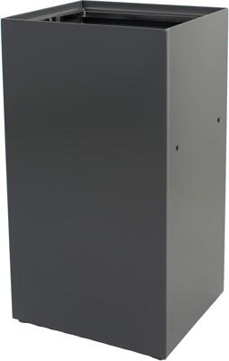 V-part modulaire afvalbak 90 l, grijs