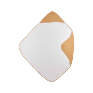 Meyco badcape hydrofiel uni warm sand/warm wit Maat